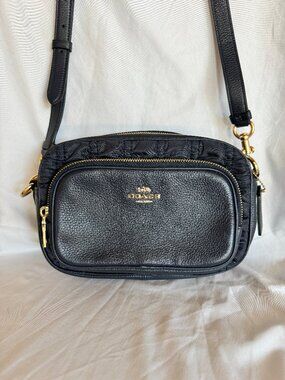 Coach Court Crossbody Bag with Ruching